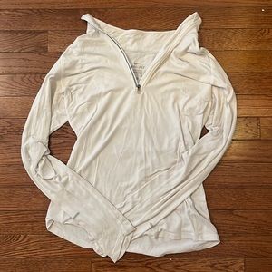 White Nike dri-fit pullover